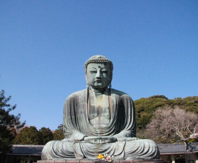 Kotoku-in (Kamakura), Grande statue en bronze de Bouddha assis