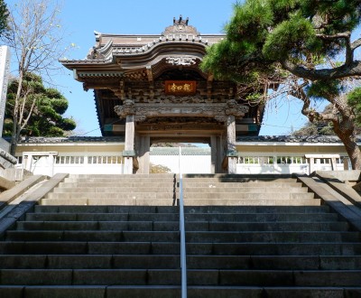 Ryuko-ji (Enoshima), Porte Nio-mon