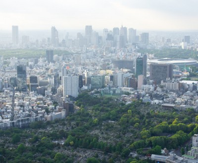 Tokyo vue de jour depuis Tokyo Sky Deck à Roppongi
