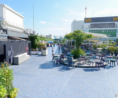 Seibu Ikebukuro Honten, terrasse du 9e étage et Beer Garden