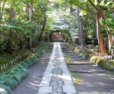 Randonnée Daibutsu (Kamakura), temple Jufuku-ji le long du sentier