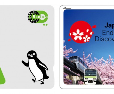 Visuels de la carte Suica au Japon