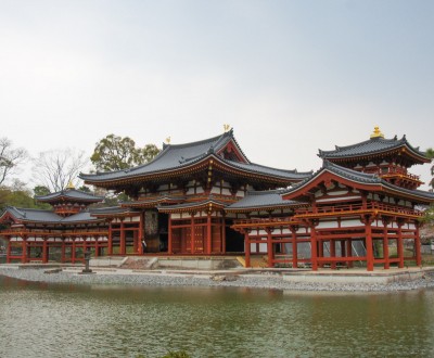 Temple Byodo-in à Uji, Vue d'ensemble du Pavillon du Phénix