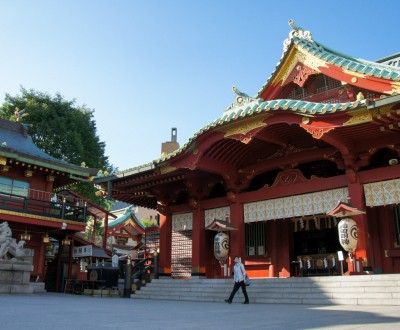 Pavillon principal de Kanda Myojin à Tokyo
