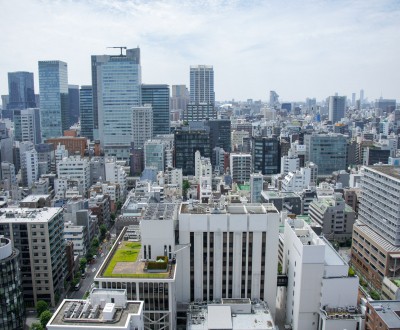 Vue sur les toits de Tokyo