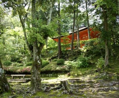 Pavillon Shingyo-do de l'Ishiyama-dera à Otsu