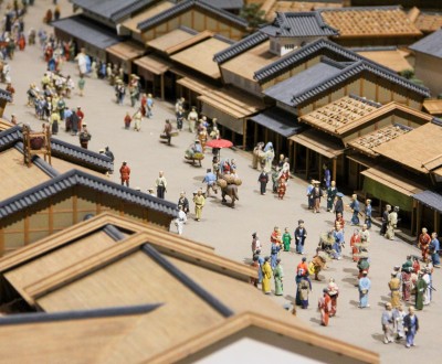 Musée Edo-Tokyo, reconstitution miniature de la ville