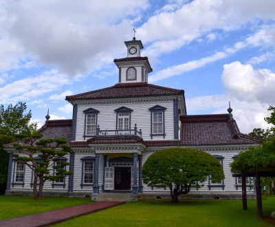 Chidokan (Tsuruoka), Anciens bureaux du district de Nishitagawa