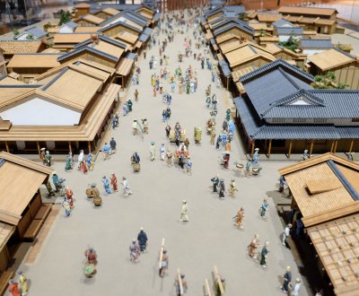 Musée Edo-Tokyo, reconstitution miniature de l'ancienne capitale