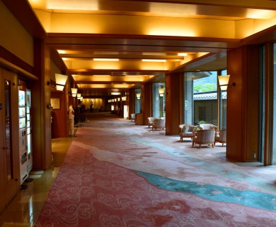 Atsumi Onsen Bankokuya (Tsuruoka), Hall d'accueil