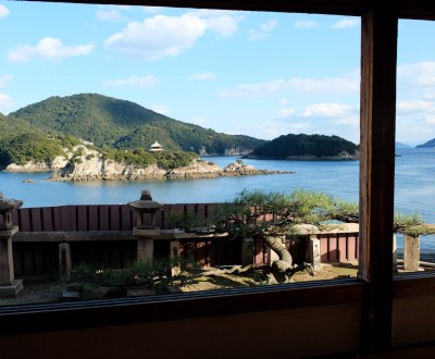 Tomonoura, Vue sur les îles depuis le temple Fukuzen-ji