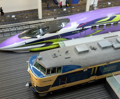 Musée ferroviaire de Kyoto, Shinkansen 500 relooké en 500 TYPE EVA en 2018