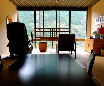 Hôtel Iya Onsen (Shikoku), Chambre avec vue sur la vallée