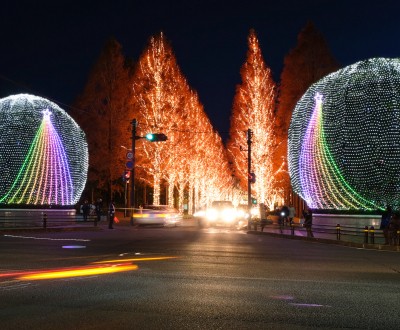 Illuminations Rohm à Kyoto pour Noel