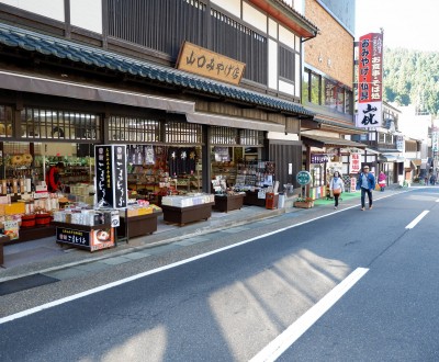 Boutiques de souvenirs ville de Fukui