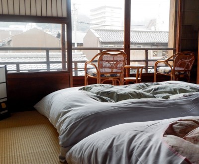 Machiya Inase à Otsu, Vue de la chambre Seiran