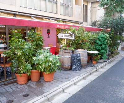 Boutiques et restaurants français à Kagurazaka (Tokyo)