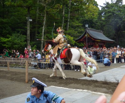 Reitai-sai (Kamakura), démonstration de yabusame