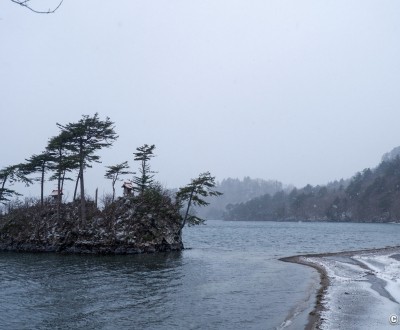 Lac de Towada en hiver