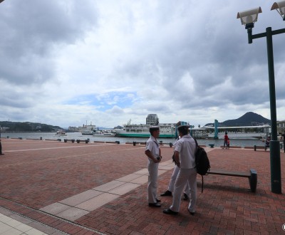 Marins au port de Sasebo (Nagasaki)