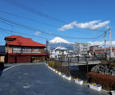 Mont Fuji vu de la ville de Fujinomiya (Shizuoka)