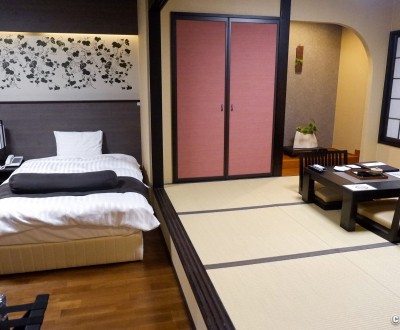 Chambre de bungalow Shikisai de l'hôtel Mori No Kaze Tateyama (Toyama)