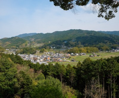 Vue sur Asuka (Nara) depuis le parc Amakashi no Oka