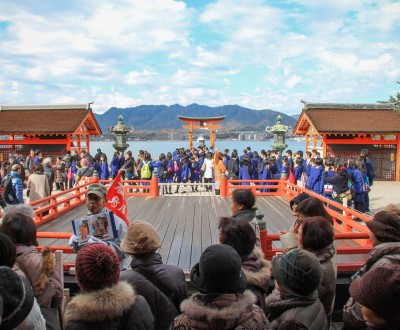 Itsukushima Foule