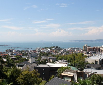 Hayama, panorama depuis les hauteurs du parc Ajisai
