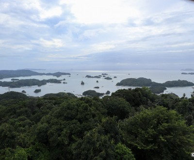 Iles Kujukushima, Vue sur l'archipel depuis l'observatoire de l'Ishidake