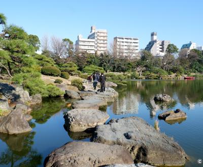 Kiyosumi Teien, chemin de pierre pas à pas Isowatari