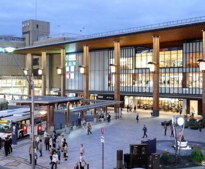 Gare de Nagano, porte principale, "Zenkoji Exit" en anglais