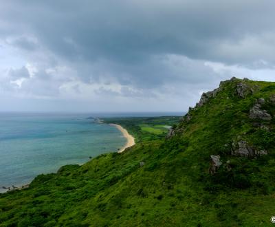 Hirakubo (Ishigaki), panorama sur la pointe nord de l'île 