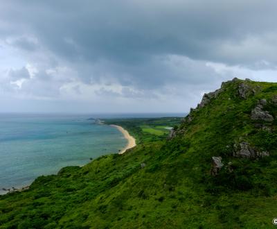 Hirakubo (Ishigaki), panorama sur la pointe nord de l'île 