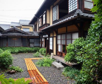 Maison de Kanjiro Kawai (Kyoto), vue sur la cour intérieure