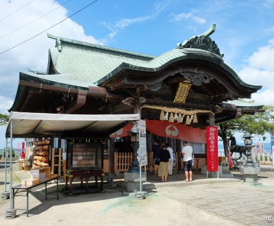 Washio Atago-jinja (Fukuoka), pavillon principal du sanctuaire