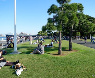 Parc Yamashita (Yokohama), promenade et flânerie le long de la baie de Yokohama
