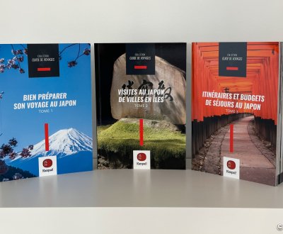 Les 3 livres de la collection "Guide de voyage au Japon" 