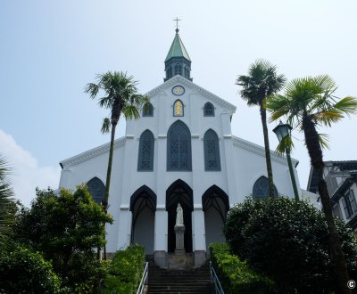 Église Oura (Nagasaki), vue sur l'édifice catholique