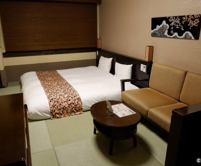 Hida Hanasatonoyu Takayama Ouan, chambre double de luxe à la japonaise