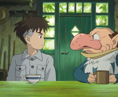 Le Garçon et le Héron de Miyazaki, image de Mahito et de l'homme-héron