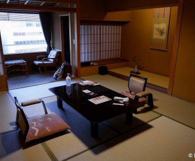 Yamatoya Honten (Matsuyama), chambre japonaise standard du ryokan