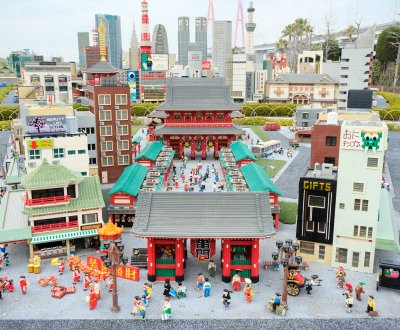 Legoland Japan (Nagoya), Reproduction de monuments de Tokyo en LEGO à Miniland