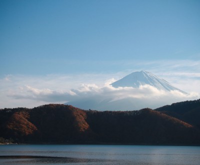 Vue sur le Mont Fuji dans la région de Chubu au Japon