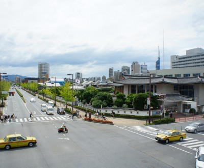 Fukuoka, avenue de la ville