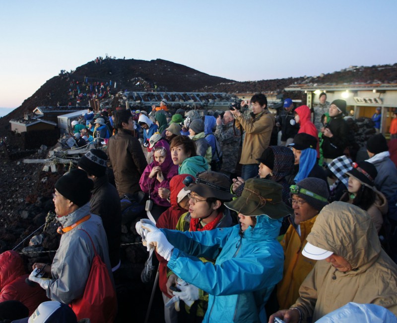 sommet du mont fuji