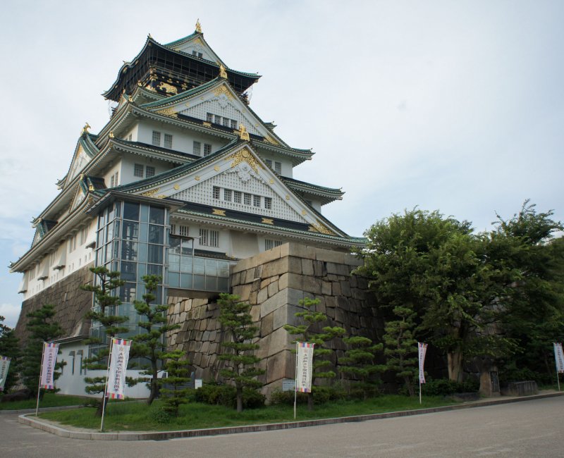 Chateau d'Osaka, vue sur le donjon 3 Chateau d'Osaka, vue sur le donjon 3
