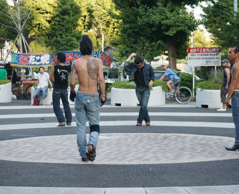 Parc Yoyogi à Tokyo, Danseurs de Rockabilly Parc Yoyogi à Tokyo, Danseurs de Rockabilly