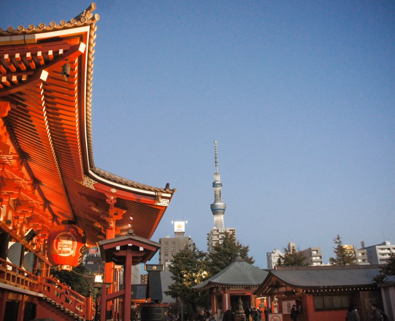 Asakusa (Tokyo), temple Senso-ji et Tokyo SkyTree Asakusa (Tokyo), temple Senso-ji et Tokyo SkyTree