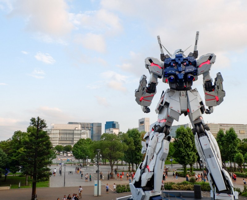 Gundam Odaiba modèle RX-0 Licorne 7 Gundam Odaiba modèle RX-0 Licorne 7